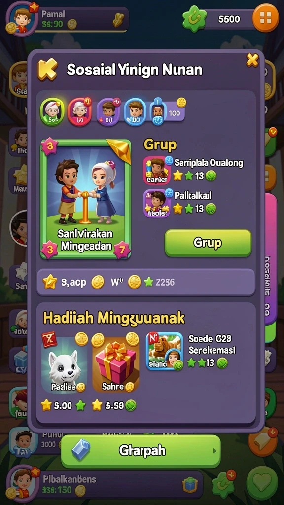 mahjong222 - Tampilan papan permainan yang atraktif.