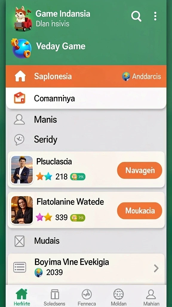 mt777 - Screenshot karakter yang bisa dipilih.