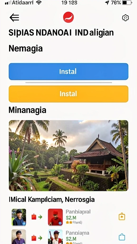 nadimtogel - Tampilan antarmuka yang menarik dan mudah dipahami.