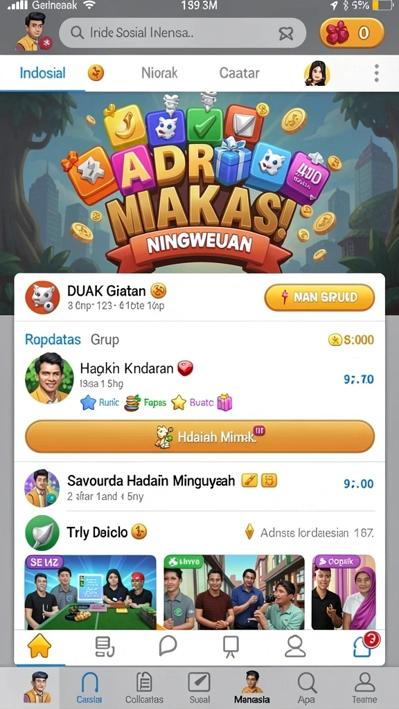 qqrp - Tampilan antarmuka pengguna yang intuitif.